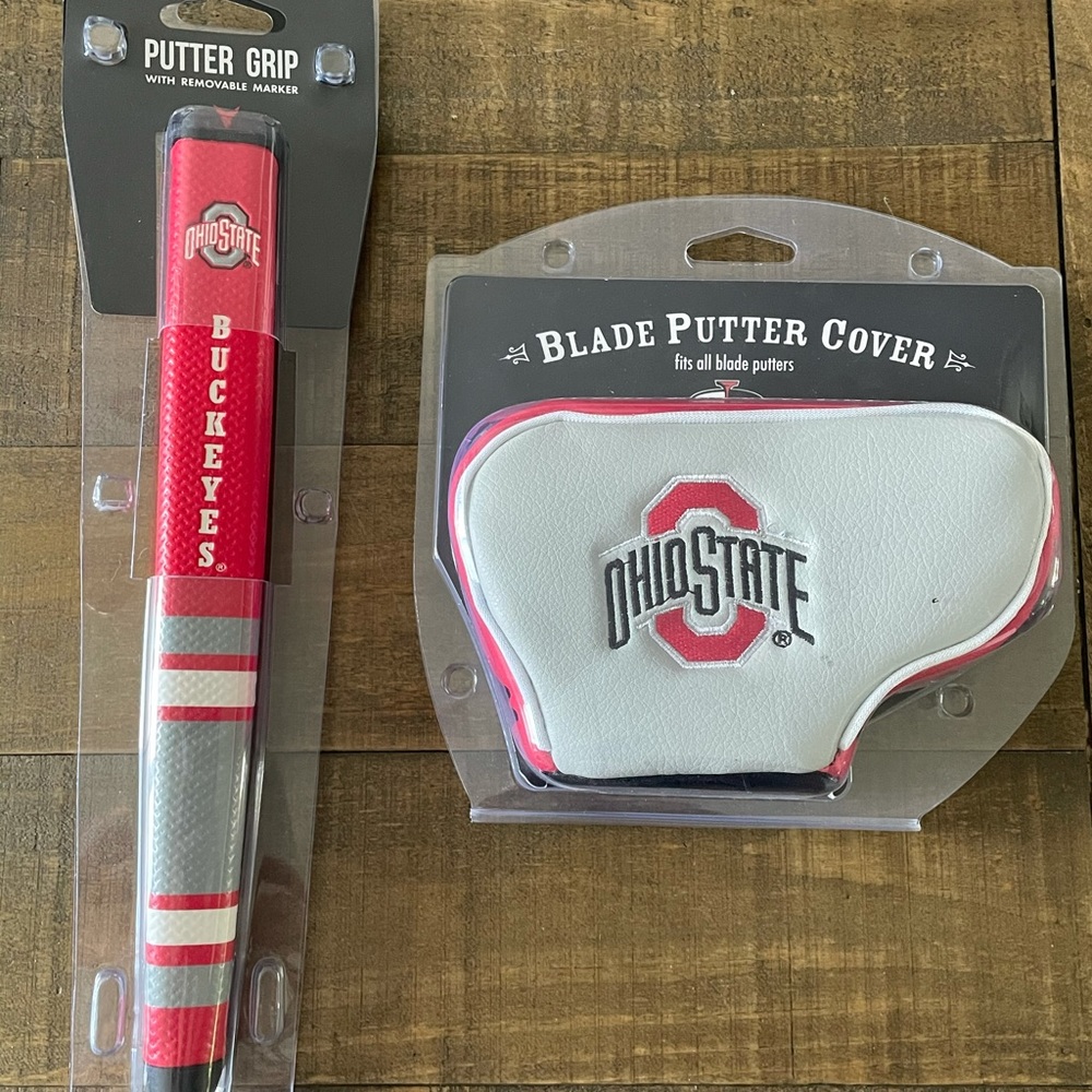 BRAND NEW OSU putter grip and putter cover